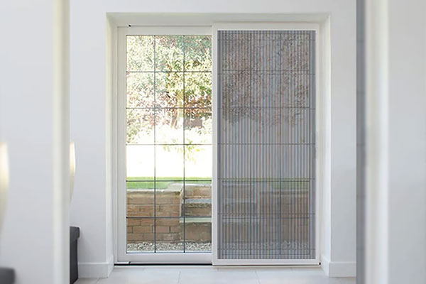 Airy room with open windows and fresh ventilation